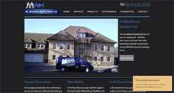 Desktop Screenshot of mwoolhousebuilders.com